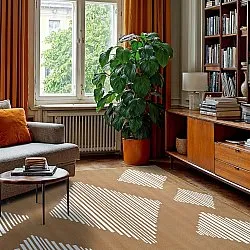 Wilton szőnyeg - Carmen (barna/fehér)