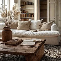 Wilton szőnyeg - Flowers (barna)