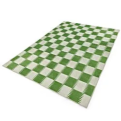 Wilton szőnyeg - Gobi (zöld/fehér)