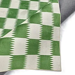 Wilton szőnyeg - Gobi (zöld/fehér)