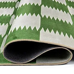 Wilton szőnyeg - Gobi (zöld/fehér)