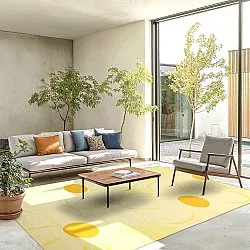 Wilton szőnyeg - Honfleur (sárga/multi)