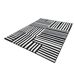 Wilton szőnyeg - Joma (fekete/fehér)