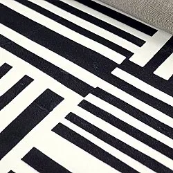 Wilton szőnyeg - Joma (fekete/fehér)