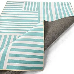 Wilton szőnyeg - Joma (türkiz/fehér)