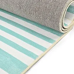 Wilton szőnyeg - Joma (türkiz/fehér)