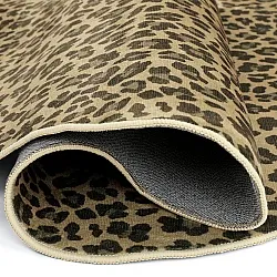 Hullámos Wilton szőnyeg - Leopard (barna)