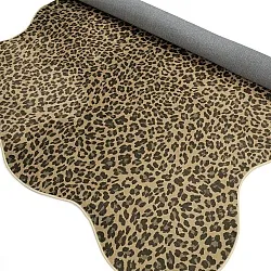 Hullámos Wilton szőnyeg - Leopard (barna)