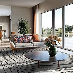 Beltéri és kültéri szőnyeg - Maynard (fekete)