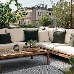 Beltéri és kültéri szőnyeg - Monsaraz (fekete)