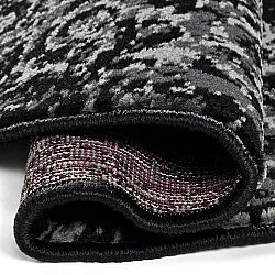 Kerek szőnyeg - Peking (fekete)