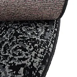 Kerek szőnyeg - Peking (fekete)