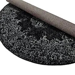 Kerek szőnyeg - Peking (fekete)