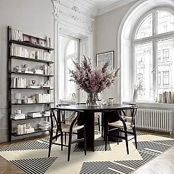 Wilton szőnyeg - Pucon (fekete/krém)