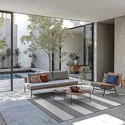 Beltéri és kültéri szőnyeg - Santana (szürke)