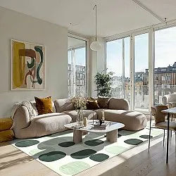 Wilton szőnyeg - Sapa (zöld/szürke)