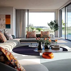 Wilton szőnyeg - Taos (fehér/fekete/szürke)