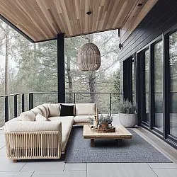 Beltéri és kültéri szőnyeg - Tromsø (antracit)