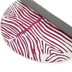 Kerek szőnyeg - Zebra (rózsaszín)