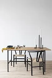 Szék - Alta (fekete/bézs) - 2 db