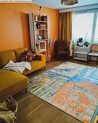 Wilton szőnyeg - Tizzano (narancssárga/többszínű)