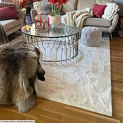 Shaggy szőnyeg - Aranga Super Soft Fur (fehér)