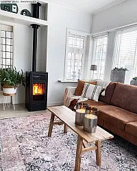 Wilton szőnyeg - Douz (fekete/többszínű)