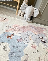 Gyermek szőnyeg - Atlas Teddybear (rosa)
