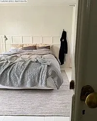 Gyapjúszőnyeg - Dhurry (szürke)