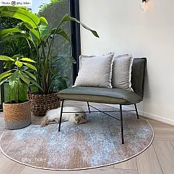 Kerek szőnyeg - Zarzi (bezs)