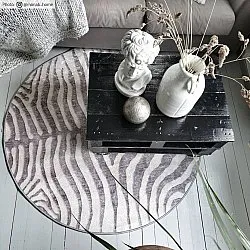 Kerek szőnyeg - Zebra