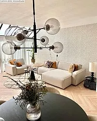 Kerek szőnyegek - Fondi (bézs)