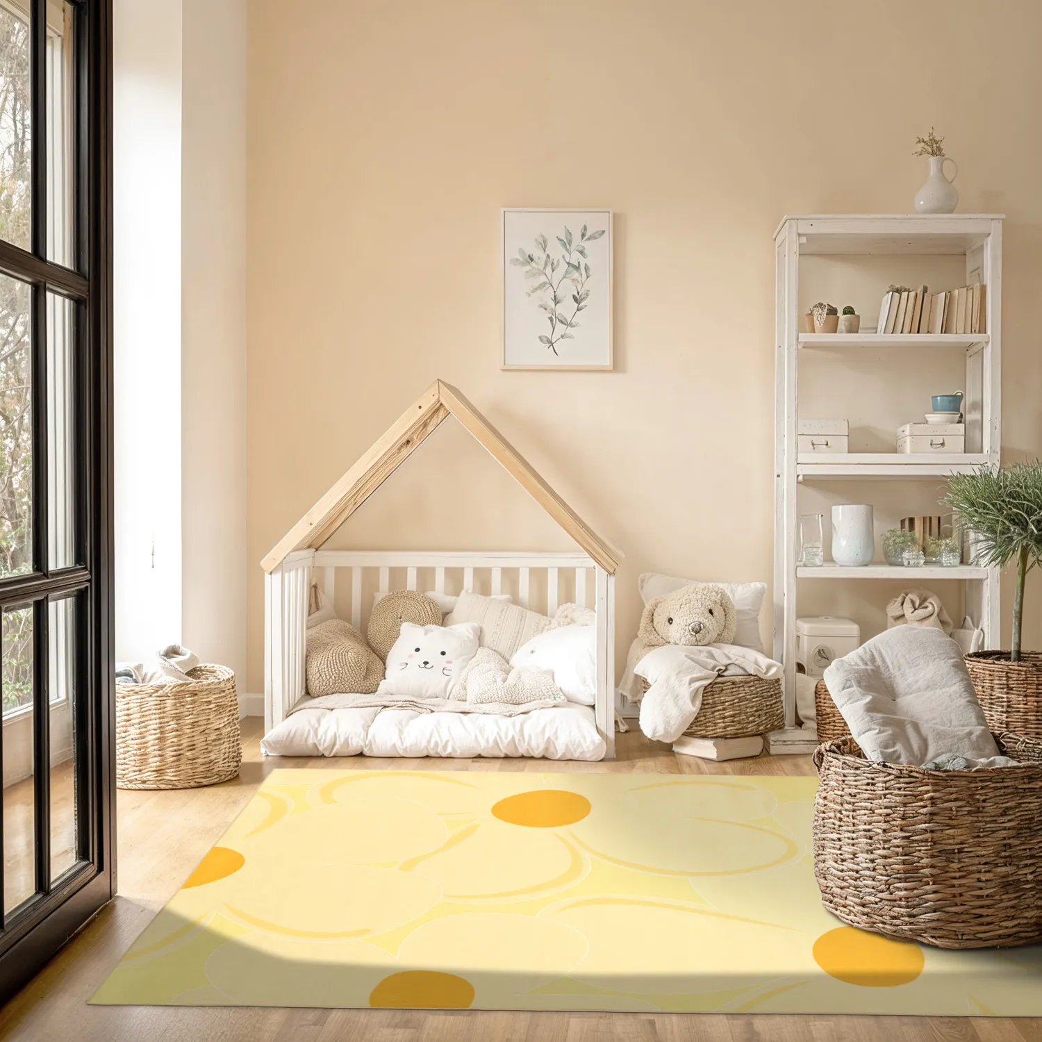 Wilton szőnyeg - Honfleur (sárga/multi)