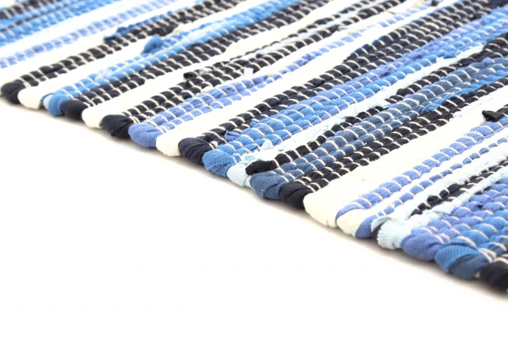 Rongyszőnyeg - Tulka (kék)