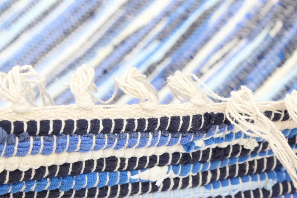 Rongyszőnyeg - Tulka (kék)