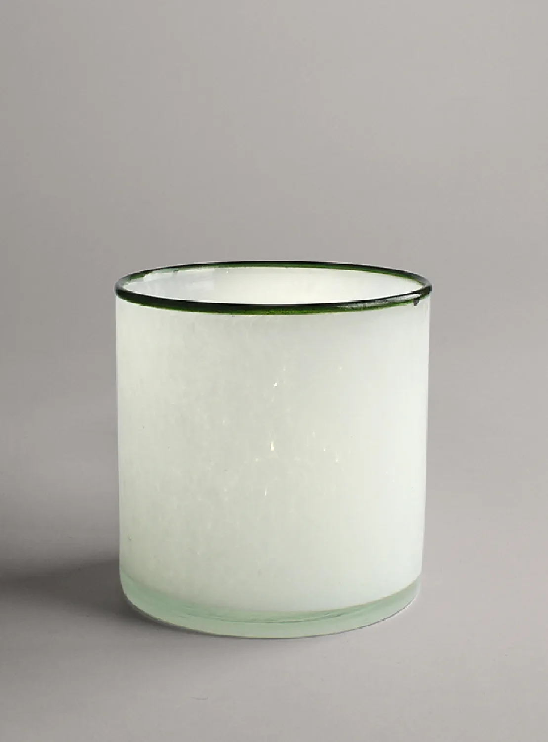 Mécses M - Harmony (fehér/sötétzöld)