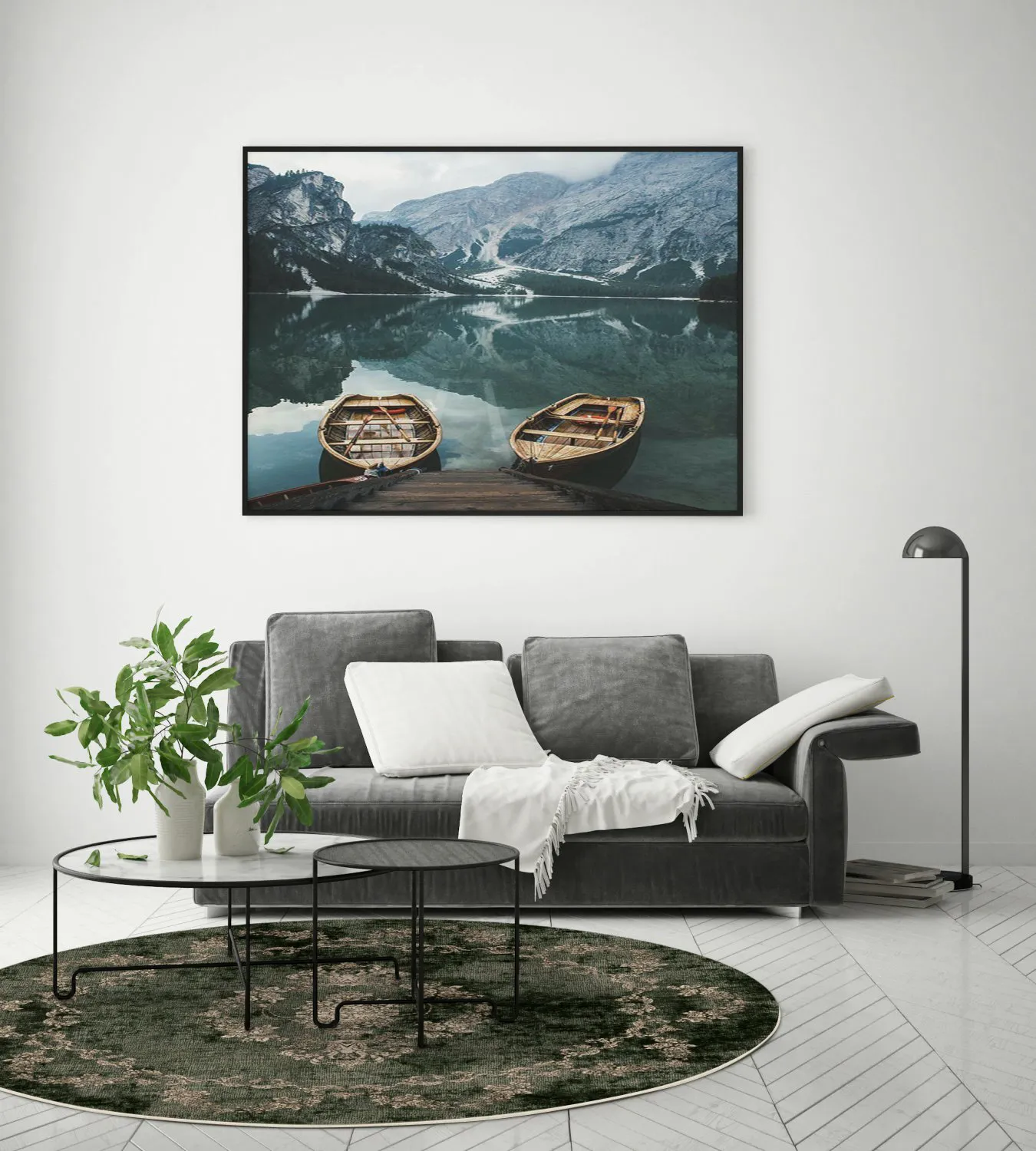 Kerek szőnyeg - Taknis (sötétzöld)