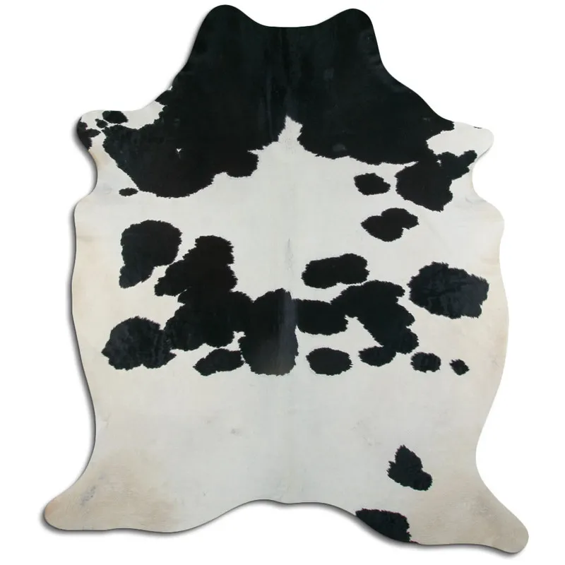 Szőrmés szőnyeg - Fekete/fehér 1026