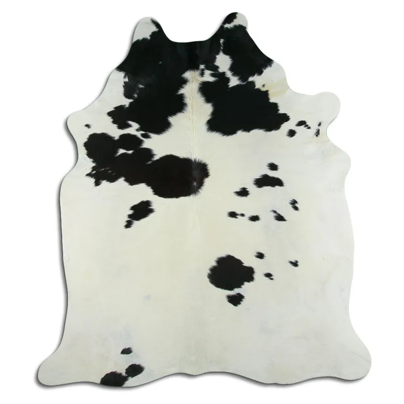 Szőrmés szőnyeg - Fekete/fehér 1037