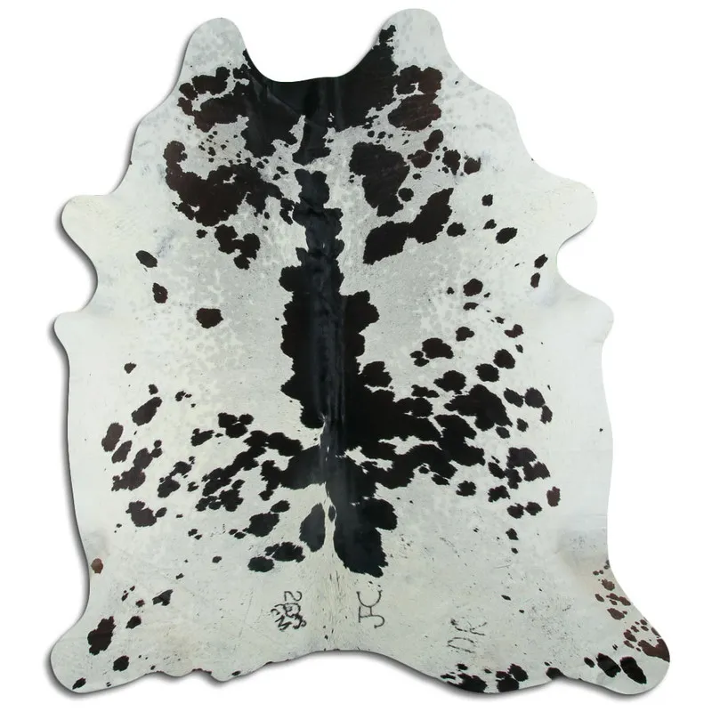 Szőrmés szőnyeg - Fekete/fehér 1060