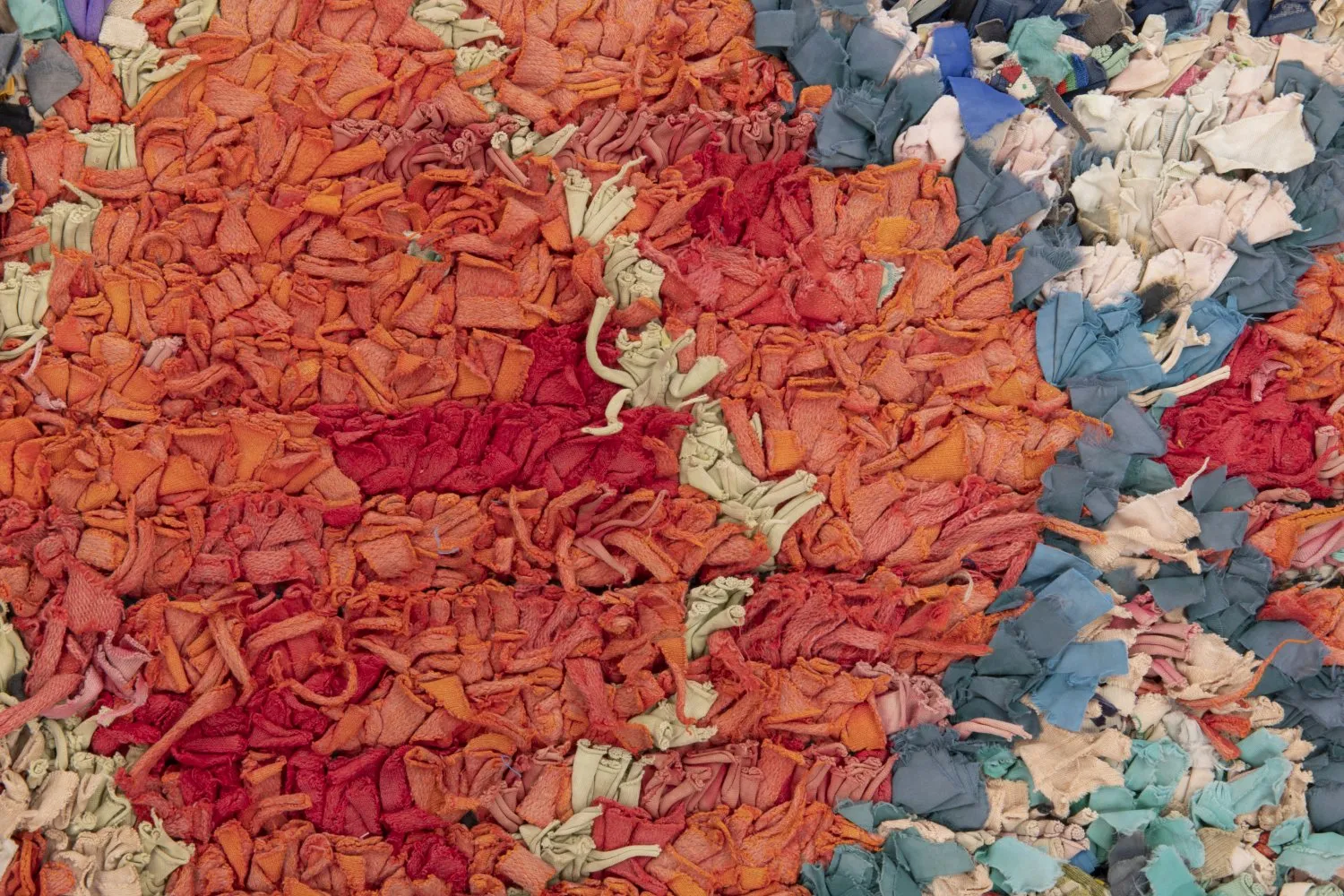 Marokkói Boucherouite szőnyeg 195 x 115 cm