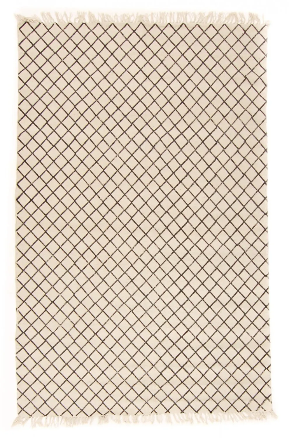 Rongyszőnyeg - Agadir (fekete/fehér)