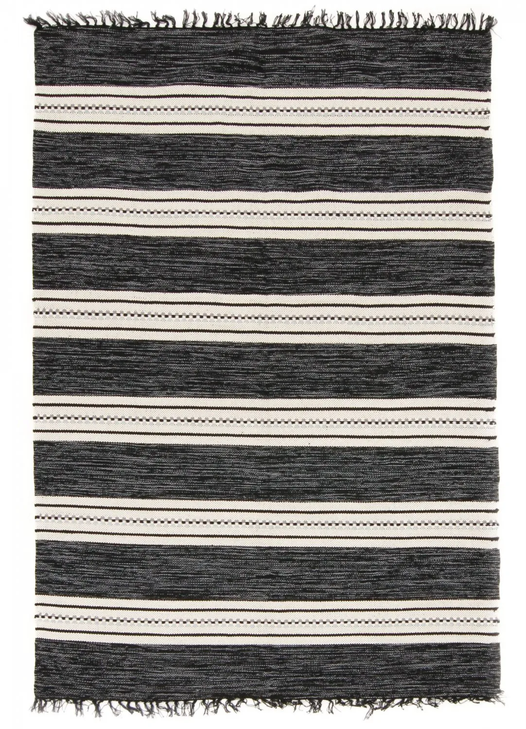 Rongyszőnyeg - Kajsa (fekete)