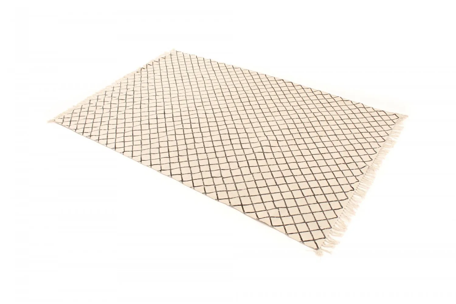 Rongyszőnyeg - Agadir (fekete/fehér)