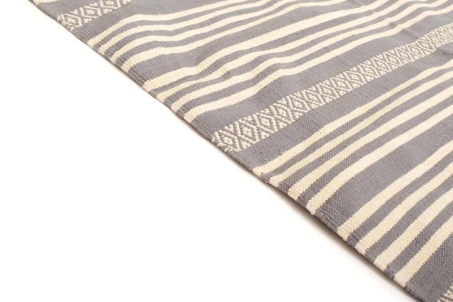 Rongyszőnyeg - Ystad (szürke)