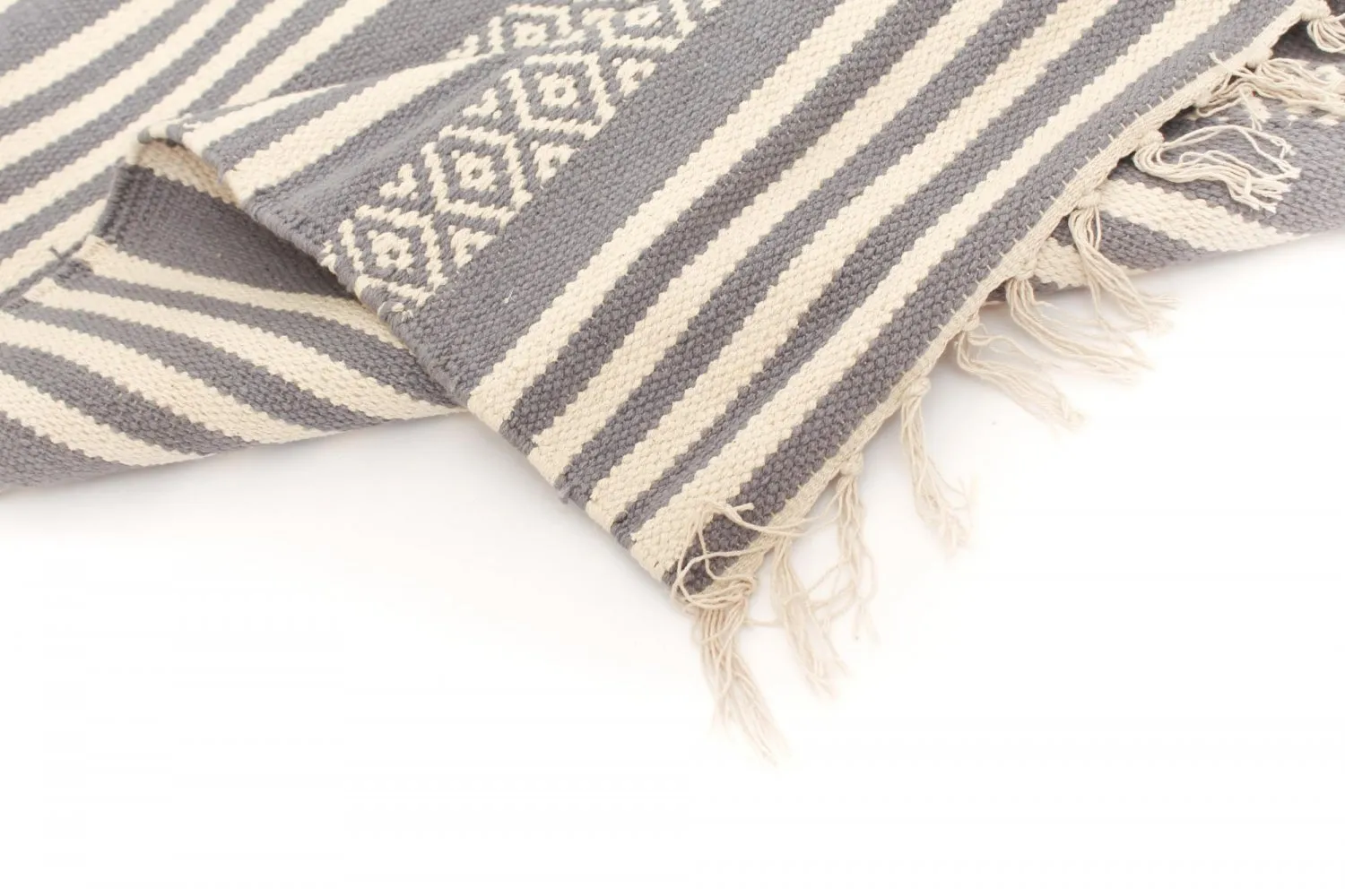 Rongyszőnyeg - Ystad (szürke)