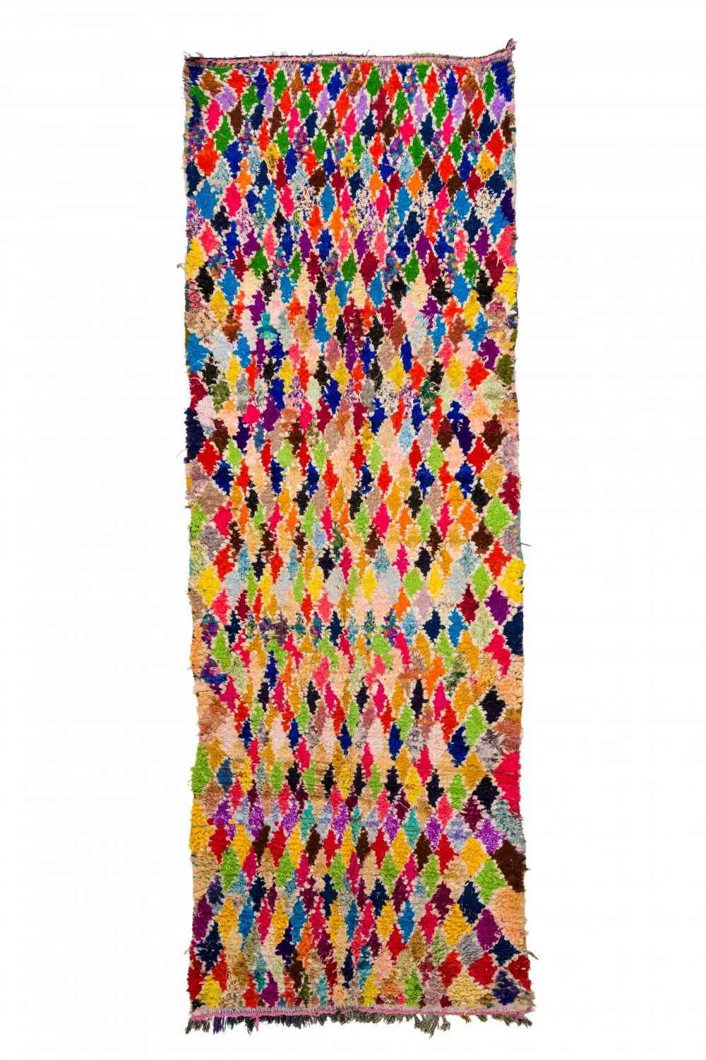 Marokkói Boucherouite szőnyeg 120 x 335 cm