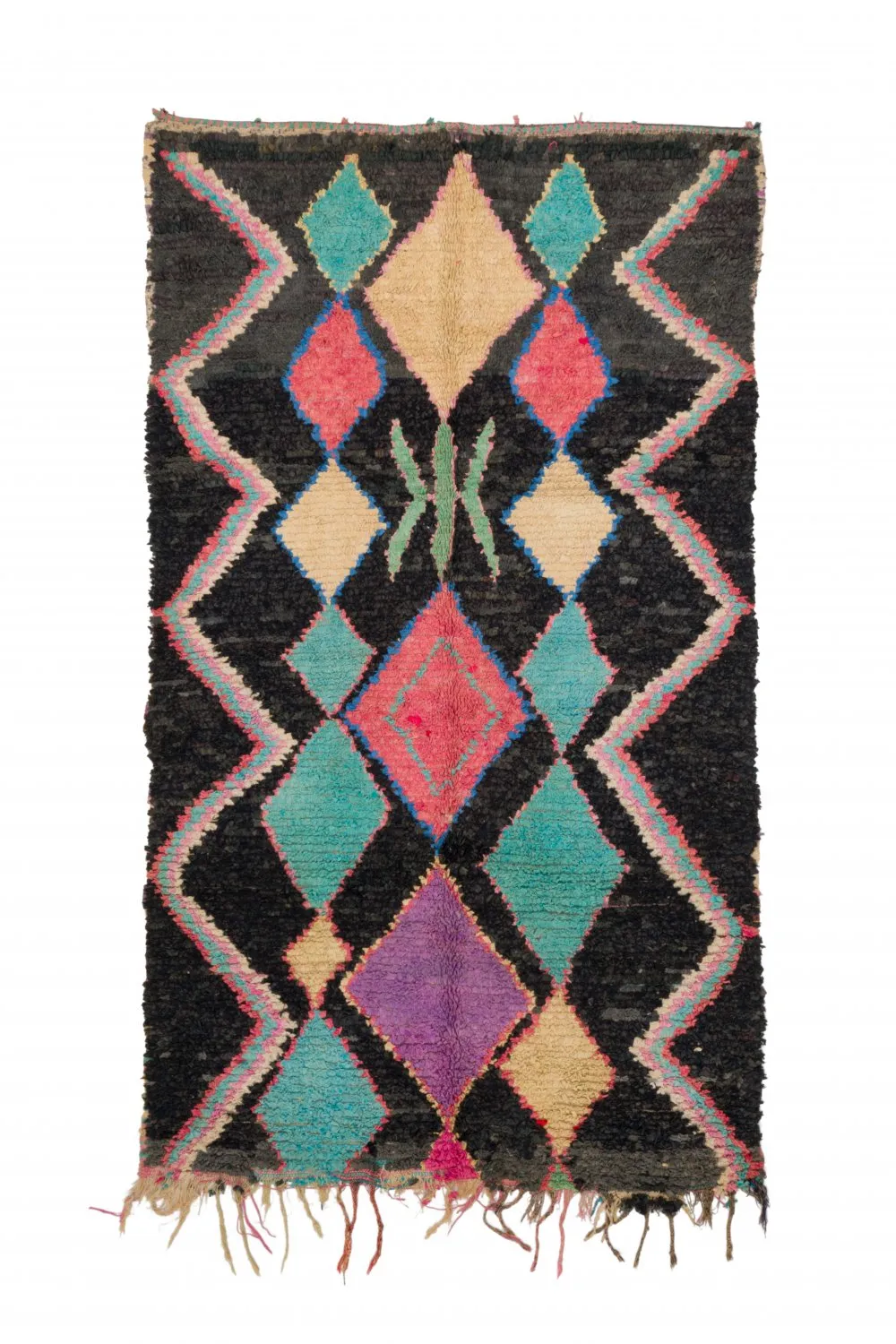Marokkói Boucherouite szőnyeg 235 x 135 cm