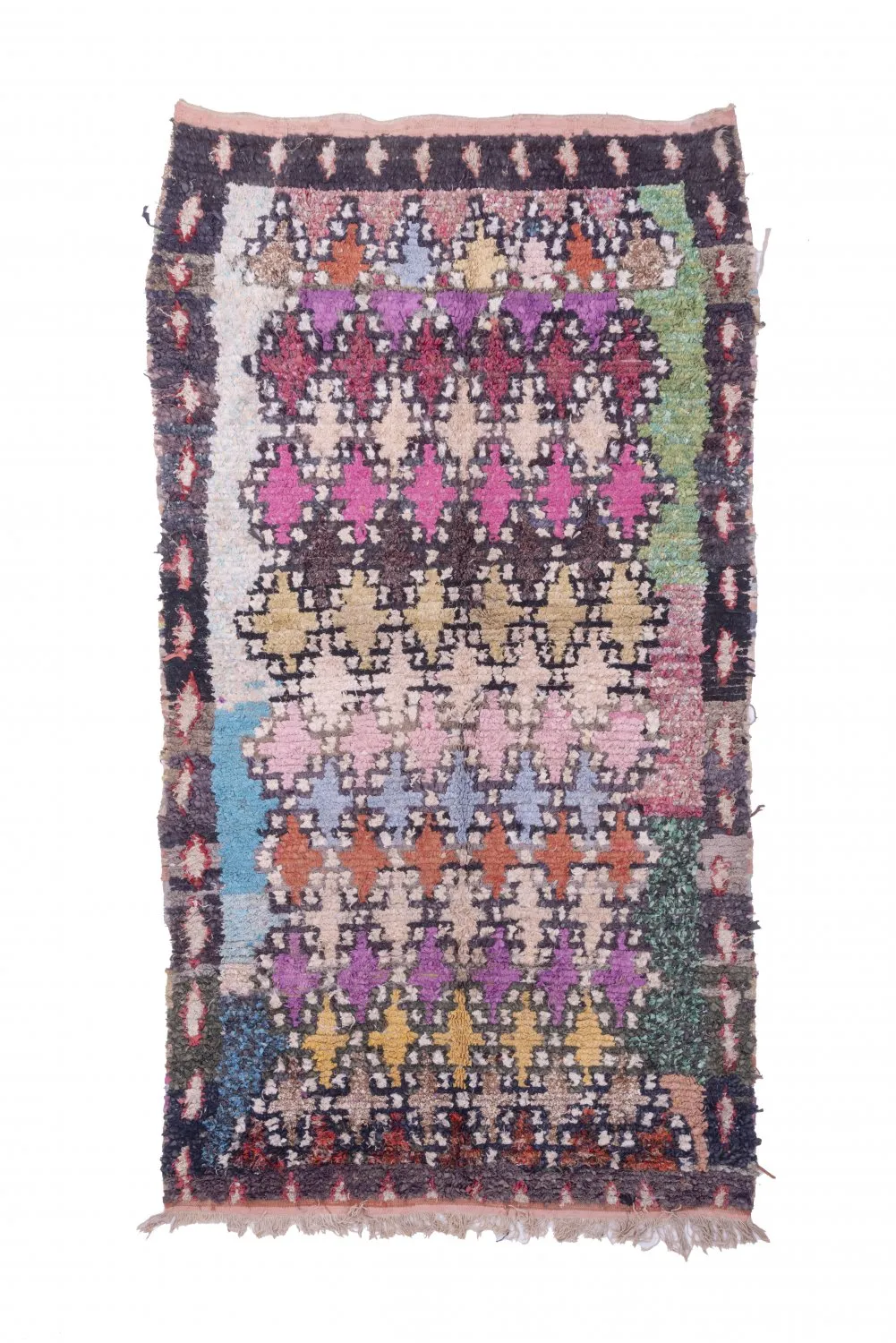 Marokkói Boucherouite szőnyeg 270 x 145 cm