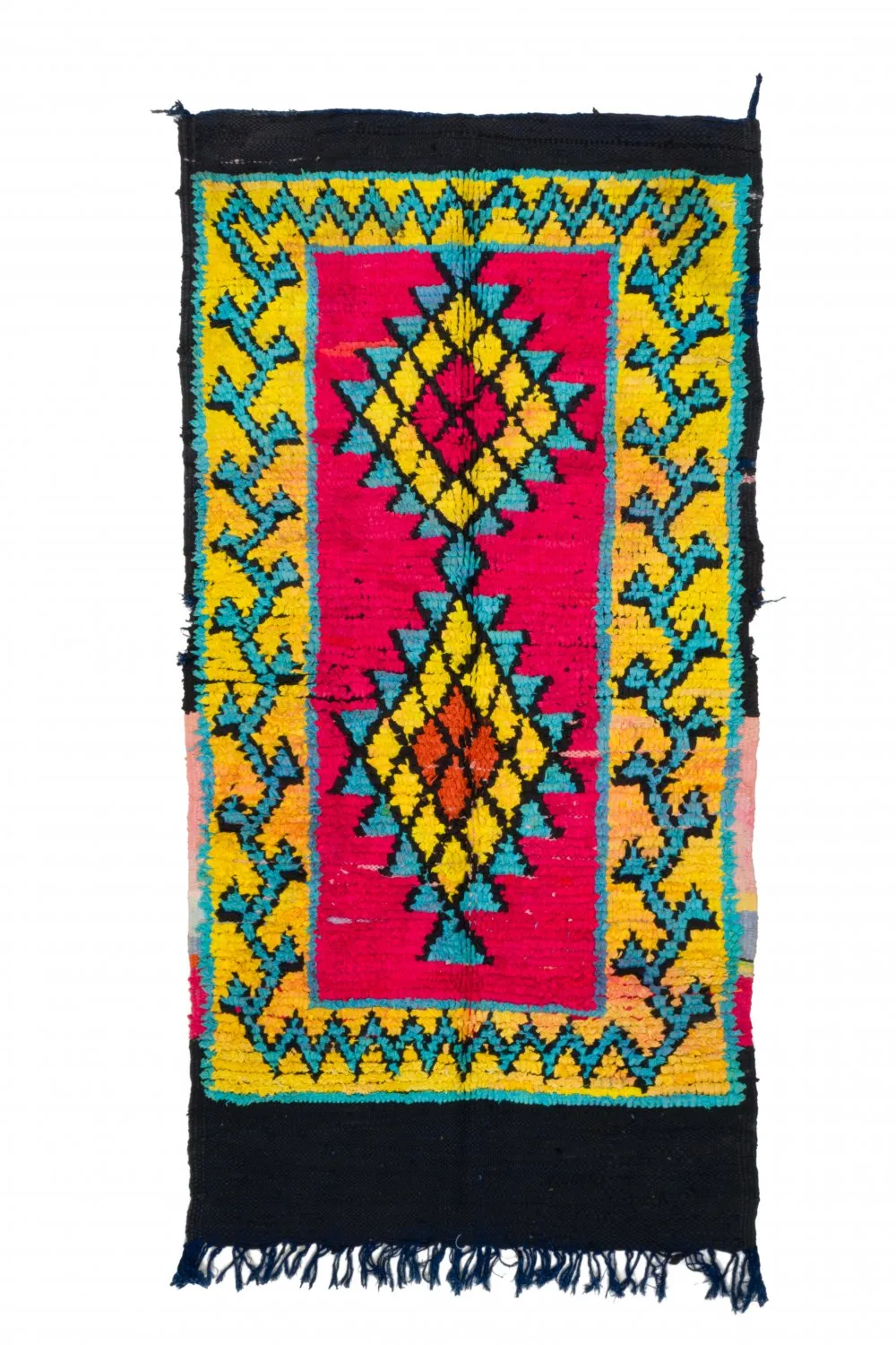 Marokkói Boucherouite szőnyeg 260 x 135 cm